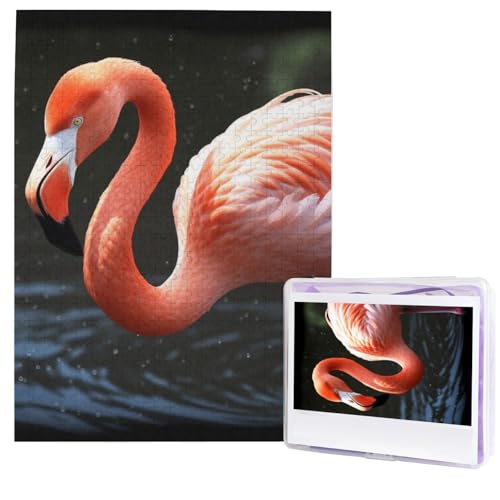 Flamingo-Puzzles aus Fotos, 500 Teile, personalisiertes Holzpuzzle, herausfordernde Puzzles für Erwachsene, individuelles Bild, Puzzle, Geschenke für Familie, Hochzeit, Freund Flamingo-Puzzles aus Fotos, 500 Teile, personalisiertes Holzpuzzle, herausfordernde Puzzles für Erwachsene, individuelles Bild, Puzzle, Geschenke für Familie, Hochzeit, Freund von NBSKSDLK