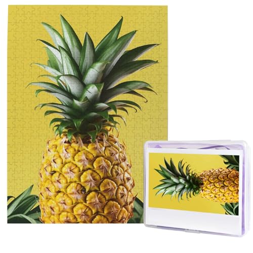 Gelbe Ananas-Puzzles aus Fotos, 500 Teile, personalisiertes Holzpuzzle, herausfordernde Puzzles für Erwachsene, individuelles Bild, Puzzle, Geschenke für Familie, Hochzeit, Freund Gelbe Ananas-Puzzles aus Fotos, 500 Teile, personalisiertes Holzpuzzle, herausfordernde Puzzles für Erwachsene, individuelles Bild, Puzzle, Geschenke für Familie, Hochzeit, Freund von NBSKSDLK