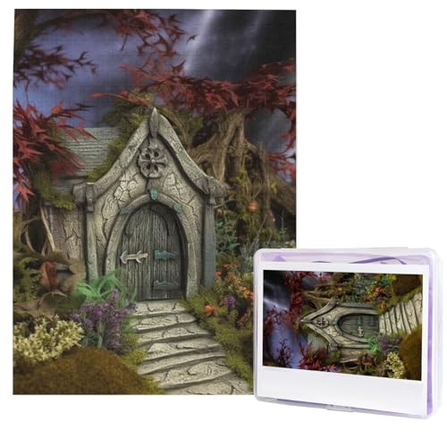 Gothic Fairy Garden Puzzles aus Fotos, 500 Teile, personalisiertes Holzpuzzle, herausfordernde Puzzles für Erwachsene, benutzerdefinierte Bilderpuzzle, Geschenke für Familie, Hochzeit, Freund Gothic Fairy Garden Puzzles aus Fotos, 500 Teile, personalisiertes Holzpuzzle, herausfordernde Puzzles für Erwachsene, benutzerdefinierte Bilderpuzzle, Geschenke für Familie, Hochzeit, Freund von NBSKSDLK