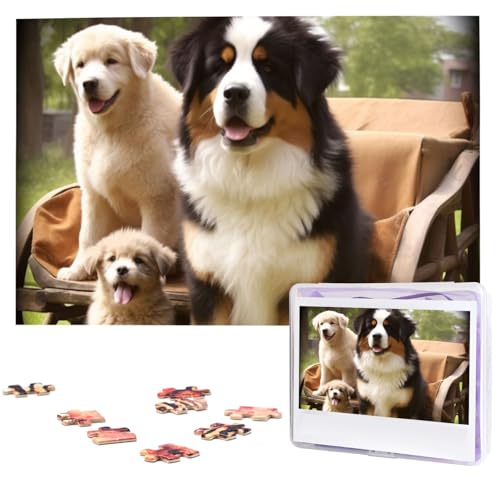 Hunde-Familien-Puzzles aus Fotos, 1000 Teile, personalisiertes Holzpuzzle, herausfordernde Puzzles für Erwachsene, individuelles Bild, Puzzle, Geschenke für Familie, Hochzeit, Freund Hunde-Familien-Puzzles aus Fotos, 1000 Teile, personalisiertes Holzpuzzle, herausfordernde Puzzles für Erwachsene, individuelles Bild, Puzzle, Geschenke für Familie, Hochzeit, Freund von NBSKSDLK