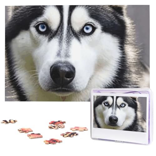 Husky Dog Puzzles from Photos 1000 Pieces Personalized Wooden Puzzle Challenging Jigsaw Puzzles for Adults Custom Picture Puzzle Gifts for Family Wedding Friend Husky Dog Puzzles from Photos 1000 Pieces Personalized Wooden Puzzle Challenging Jigsaw Puzzles for Adults Custom Picture Puzzle Gifts for Family Wedding Friend von NBSKSDLK