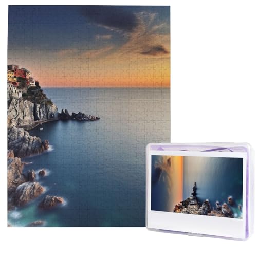 Italien Meer bei Sonnenuntergang Puzzles aus Fotos 500 Teile Personalisiertes Holzpuzzle Herausfordernde Puzzles für Erwachsene Benutzerdefinierte Bilderpuzzle Geschenke für Familie Hochzeit Freund Italien Meer bei Sonnenuntergang Puzzles aus Fotos 500 Teile Personalisiertes Holzpuzzle Herausfordernde Puzzles für Erwachsene Benutzerdefinierte Bilderpuzzle Geschenke für Familie Hochzeit Freund von NBSKSDLK