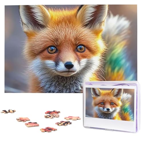 Lovely Fox Puzzles from Photos 1000 Pieces Personalized Wooden Puzzle Challenging Jigsaw Puzzles for Adults Custom Picture Puzzle Gifts for Family Wedding Friend Lovely Fox Puzzles from Photos 1000 Pieces Personalized Wooden Puzzle Challenging Jigsaw Puzzles for Adults Custom Picture Puzzle Gifts for Family Wedding Friend von NBSKSDLK