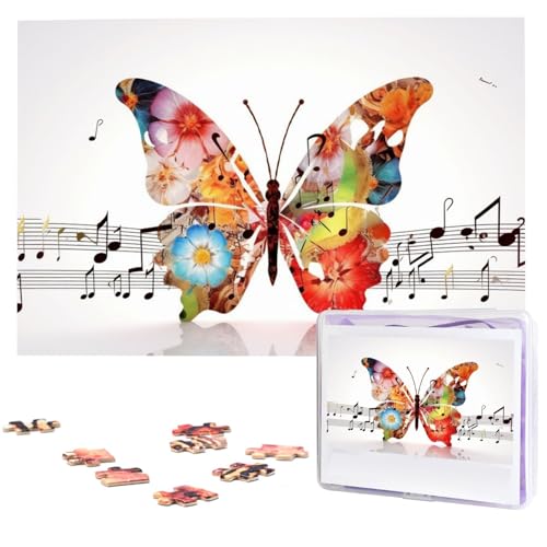 Musik Schmetterling Puzzles aus Fotos 1000 Teile Personalisiertes Holzpuzzle Herausfordernde Puzzles für Erwachsene Benutzerdefinierte Bilderpuzzle Geschenke für Familie Hochzeit Freund Musik Schmetterling Puzzles aus Fotos 1000 Teile Personalisiertes Holzpuzzle Herausfordernde Puzzles für Erwachsene Benutzerdefinierte Bilderpuzzle Geschenke für Familie Hochzeit Freund von NBSKSDLK
