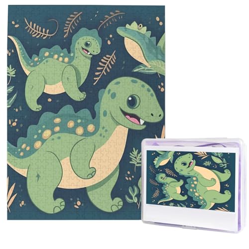 Niedliche Dinosaurier-Puzzles aus Fotos, 500 Teile, personalisiertes Holzpuzzle, herausfordernde Puzzles für Erwachsene, individuelles Bild, Puzzle, Geschenke für Familie, Hochzeit, Freund Niedliche Dinosaurier-Puzzles aus Fotos, 500 Teile, personalisiertes Holzpuzzle, herausfordernde Puzzles für Erwachsene, individuelles Bild, Puzzle, Geschenke für Familie, Hochzeit, Freund von NBSKSDLK