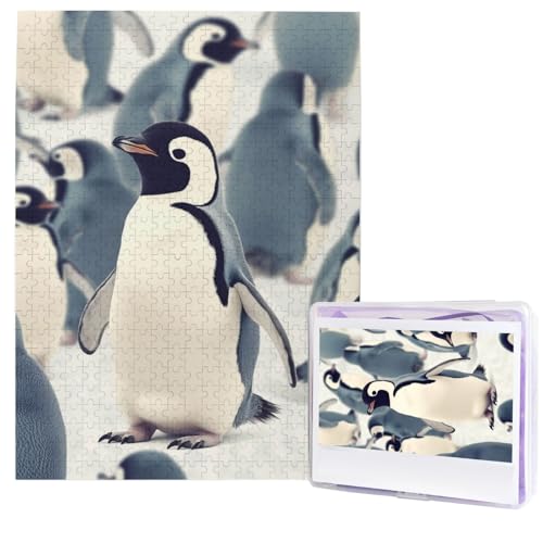 Niedliche Pinguin-Tiermuster-Puzzles aus Fotos, 500 Teile, personalisiertes Holzpuzzle, herausfordernde Puzzles für Erwachsene, benutzerdefinierte Bilderpuzzle, Geschenke für Familie, Hochzeit, Freund Niedliche Pinguin-Tiermuster-Puzzles aus Fotos, 500 Teile, personalisiertes Holzpuzzle, herausfordernde Puzzles für Erwachsene, benutzerdefinierte Bilderpuzzle, Geschenke für Familie, Hochzeit, Freund von NBSKSDLK