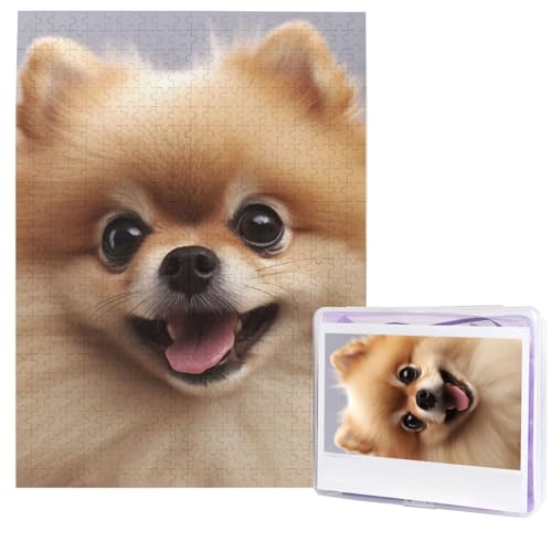 Niedliche Pommersche Puzzles aus Fotos, 500 Teile, personalisiertes Holzpuzzle, herausfordernde Puzzles für Erwachsene, benutzerdefinierte Bilderpuzzle, Geschenke für Familie, Hochzeit, Freund Niedliche Pommersche Puzzles aus Fotos, 500 Teile, personalisiertes Holzpuzzle, herausfordernde Puzzles für Erwachsene, benutzerdefinierte Bilderpuzzle, Geschenke für Familie, Hochzeit, Freund von NBSKSDLK