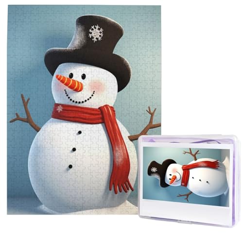 Niedliche Schneemann-Puzzles aus Fotos, 500 Teile, personalisiertes Holzpuzzle, herausfordernde Puzzles für Erwachsene, individuelles Bild, Puzzle, Geschenke für Familie, Hochzeit, Freund Niedliche Schneemann-Puzzles aus Fotos, 500 Teile, personalisiertes Holzpuzzle, herausfordernde Puzzles für Erwachsene, individuelles Bild, Puzzle, Geschenke für Familie, Hochzeit, Freund von NBSKSDLK