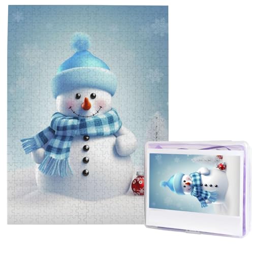 Niedliche Schneemann-Puzzles aus Fotos, 500 Teile, personalisiertes Holzpuzzle, herausfordernde Puzzles für Erwachsene, individuelles Bild, Puzzle, Geschenke für Familie, Hochzeit, Freund Niedliche Schneemann-Puzzles aus Fotos, 500 Teile, personalisiertes Holzpuzzle, herausfordernde Puzzles für Erwachsene, individuelles Bild, Puzzle, Geschenke für Familie, Hochzeit, Freund von NBSKSDLK