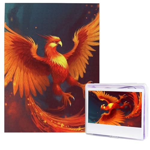 Orange Red Phoenix Puzzles from Photos 500 Pieces Personalized Wooden Puzzle Challenging Jigsaw Puzzles for Adults Custom Picture Puzzle Gifts for Family Wedding Friend Orange Red Phoenix Puzzles from Photos 500 Pieces Personalized Wooden Puzzle Challenging Jigsaw Puzzles for Adults Custom Picture Puzzle Gifts for Family Wedding Friend von NBSKSDLK