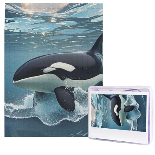 Orca Puzzles aus 500 Teilen Fotos - Personalisiertes Holzpuzzle für Erwachsene - Personalisierte Bilder Puzzle - Geschenke für Familie, Hochzeit, Freunde Orca Puzzles aus 500 Teilen Fotos - Personalisiertes Holzpuzzle für Erwachsene - Personalisierte Bilder Puzzle - Geschenke für Familie, Hochzeit, Freunde von NBSKSDLK