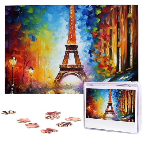 Paris Eiffelturm Malerei Puzzles aus Fotos 1000 Teile Personalisiertes Holzpuzzle Herausfordernde Puzzles für Erwachsene Benutzerdefinierte Bilderpuzzle Geschenke für Familie Hochzeit Freund Paris Eiffelturm Malerei Puzzles aus Fotos 1000 Teile Personalisiertes Holzpuzzle Herausfordernde Puzzles für Erwachsene Benutzerdefinierte Bilderpuzzle Geschenke für Familie Hochzeit Freund von NBSKSDLK