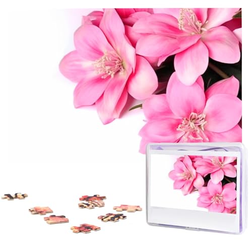 Pink Flowers Puzzles from Photos 1000 Pieces Personalized Wooden Puzzle Challenging Jigsaw Puzzles for Adults Custom Picture Puzzle Gifts for Family Wedding Friend Pink Flowers Puzzles from Photos 1000 Pieces Personalized Wooden Puzzle Challenging Jigsaw Puzzles for Adults Custom Picture Puzzle Gifts for Family Wedding Friend von NBSKSDLK