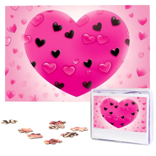Pink Love Heart Puzzles from Photos 1000 Pieces Personalized Wooden Puzzle Challenging Jigsaw Puzzles for Adults Custom Picture Puzzle Gifts for Family Wedding Friend Pink Love Heart Puzzles from Photos 1000 Pieces Personalized Wooden Puzzle Challenging Jigsaw Puzzles for Adults Custom Picture Puzzle Gifts for Family Wedding Friend von NBSKSDLK