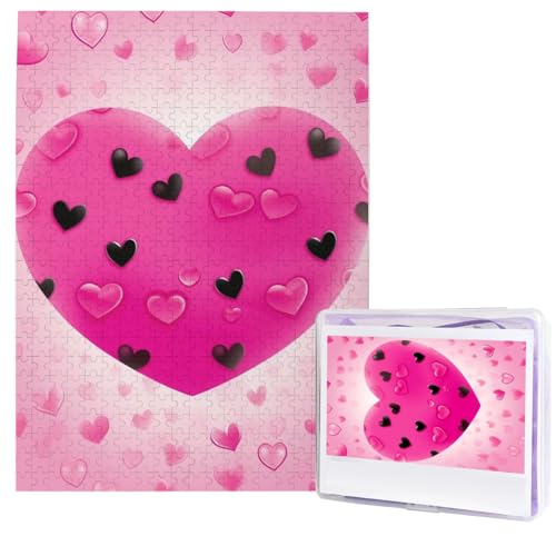 Pink Love Heart Puzzles from Photos 500 Pieces Personalized Wooden Puzzle Challenging Jigsaw Puzzles for Adults Custom Picture Puzzle Gifts for Family Wedding Friend Pink Love Heart Puzzles from Photos 500 Pieces Personalized Wooden Puzzle Challenging Jigsaw Puzzles for Adults Custom Picture Puzzle Gifts for Family Wedding Friend von NBSKSDLK
