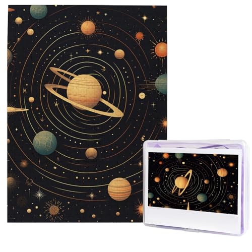 Retro Astronomische Muster Puzzles aus Fotos 500 Teile Personalisierte Holzpuzzle Herausfordernde Puzzles für Erwachsene Benutzerdefinierte Bilderpuzzle Geschenke für Familie Hochzeit Freund Retro Astronomische Muster Puzzles aus Fotos 500 Teile Personalisierte Holzpuzzle Herausfordernde Puzzles für Erwachsene Benutzerdefinierte Bilderpuzzle Geschenke für Familie Hochzeit Freund von NBSKSDLK