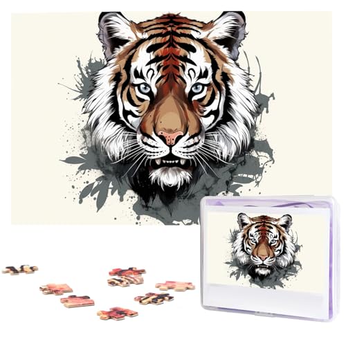 Schwarz und Weiß Doodle Tiger Puzzles aus Fotos 1000 Teile Personalisiertes Holzpuzzle Herausfordernde Puzzles für Erwachsene Benutzerdefinierte Bilderpuzzle Geschenke für Familie Hochzeit Freund Schwarz und Weiß Doodle Tiger Puzzles aus Fotos 1000 Teile Personalisiertes Holzpuzzle Herausfordernde Puzzles für Erwachsene Benutzerdefinierte Bilderpuzzle Geschenke für Familie Hochzeit Freund von NBSKSDLK