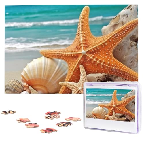 Seestern Muschel Strand Puzzles aus Fotos 1000 Teile Personalisiertes Holzpuzzle Herausfordernde Puzzles für Erwachsene Benutzerdefinierte Bilderpuzzle Geschenke für Familie Hochzeit Freund Seestern Muschel Strand Puzzles aus Fotos 1000 Teile Personalisiertes Holzpuzzle Herausfordernde Puzzles für Erwachsene Benutzerdefinierte Bilderpuzzle Geschenke für Familie Hochzeit Freund von NBSKSDLK