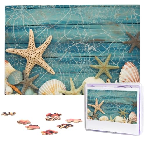 Shell Seestern Muster Puzzles aus Fotos 1000 Teile Personalisiertes Holzpuzzle Herausfordernde Puzzles für Erwachsene Benutzerdefinierte Bilderpuzzle Geschenke für Familie Hochzeit Freund Shell Seestern Muster Puzzles aus Fotos 1000 Teile Personalisiertes Holzpuzzle Herausfordernde Puzzles für Erwachsene Benutzerdefinierte Bilderpuzzle Geschenke für Familie Hochzeit Freund von NBSKSDLK