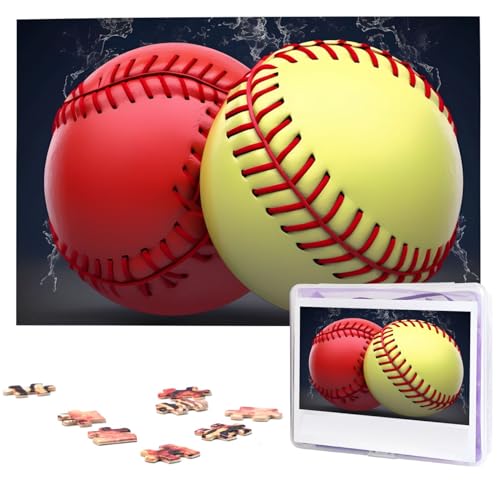 Softball-Puzzles aus Fotos, 1000 Teile, personalisiertes Holzpuzzle, herausfordernde Puzzles für Erwachsene, individuelles Bild, Puzzle, Geschenke für Familie, Hochzeit, Freund Softball-Puzzles aus Fotos, 1000 Teile, personalisiertes Holzpuzzle, herausfordernde Puzzles für Erwachsene, individuelles Bild, Puzzle, Geschenke für Familie, Hochzeit, Freund von NBSKSDLK