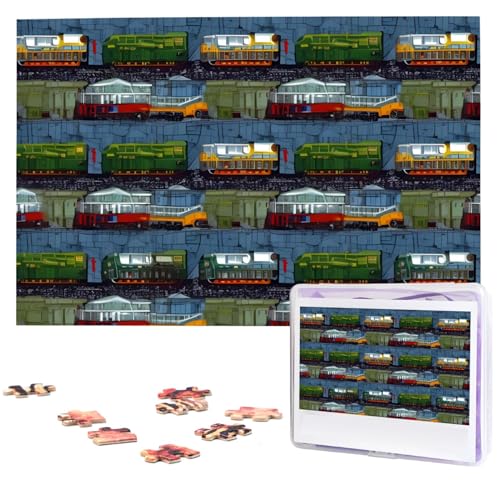 Train Cars Puzzles from Photos 1000 Pieces Personalized Wooden Puzzle Challenging Jigsaw Puzzles for Adults Custom Picture Puzzle Gifts for Family Wedding Friend Train Cars Puzzles from Photos 1000 Pieces Personalized Wooden Puzzle Challenging Jigsaw Puzzles for Adults Custom Picture Puzzle Gifts for Family Wedding Friend von NBSKSDLK