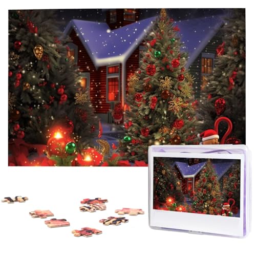 Weihnachtsstimmungspuzzles aus Fotos, 1000 Teile, personalisiertes Holzpuzzle, herausfordernde Puzzles für Erwachsene, benutzerdefinierte Bilderpuzzle, Geschenke für Familie, Hochzeit, Freund Weihnachtsstimmungspuzzles aus Fotos, 1000 Teile, personalisiertes Holzpuzzle, herausfordernde Puzzles für Erwachsene, benutzerdefinierte Bilderpuzzle, Geschenke für Familie, Hochzeit, Freund von NBSKSDLK