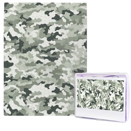 Weiße Camouflage-Puzzles aus Fotos, 500 Teile, personalisiertes Holzpuzzle, herausfordernde Puzzles für Erwachsene, benutzerdefinierte Bilderpuzzle, Geschenke für Familie, Hochzeit, Freund Weiße Camouflage-Puzzles aus Fotos, 500 Teile, personalisiertes Holzpuzzle, herausfordernde Puzzles für Erwachsene, benutzerdefinierte Bilderpuzzle, Geschenke für Familie, Hochzeit, Freund von NBSKSDLK