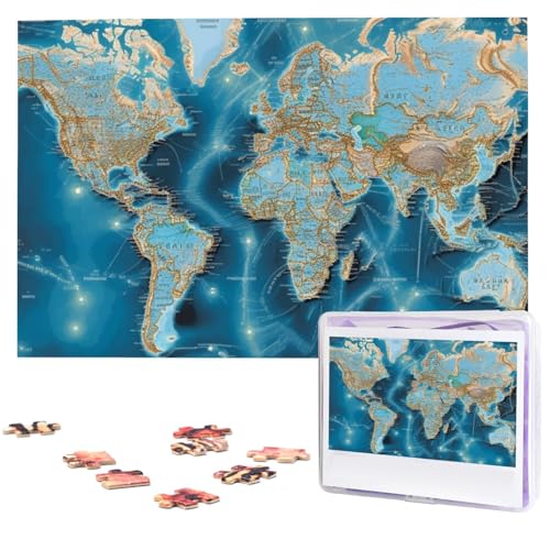 Weltkarten-Puzzles aus Fotos, 1000 Teile, personalisiertes Holzpuzzle, herausfordernde Puzzles für Erwachsene, individuelles Bild, Puzzle, Geschenke für Familie, Hochzeit, Freund Weltkarten-Puzzles aus Fotos, 1000 Teile, personalisiertes Holzpuzzle, herausfordernde Puzzles für Erwachsene, individuelles Bild, Puzzle, Geschenke für Familie, Hochzeit, Freund von NBSKSDLK