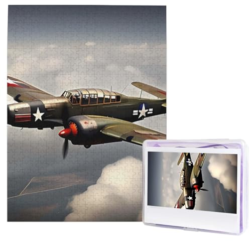 Weltkrieg Flugzeug-Puzzles aus Fotos, 500 Teile, personalisiertes Holzpuzzle, herausfordernde Puzzles für Erwachsene, individuelles Bild, Puzzle, Geschenke für Familie, Hochzeit, Freund Weltkrieg Flugzeug-Puzzles aus Fotos, 500 Teile, personalisiertes Holzpuzzle, herausfordernde Puzzles für Erwachsene, individuelles Bild, Puzzle, Geschenke für Familie, Hochzeit, Freund von NBSKSDLK