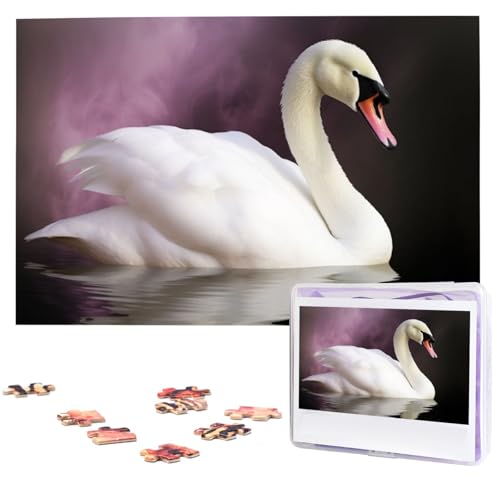 White Swan Puzzles from Photos 1000 Pieces Personalized Wooden Puzzle Challenging Jigsaw Puzzles for Adults Custom Picture Puzzle Gifts for Family Wedding Friend White Swan Puzzles from Photos 1000 Pieces Personalized Wooden Puzzle Challenging Jigsaw Puzzles for Adults Custom Picture Puzzle Gifts for Family Wedding Friend von NBSKSDLK