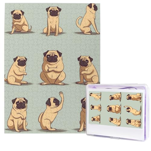 Yoga Mops Puzzles aus Fotos 500 Teile Personalisiertes Holzpuzzle Herausfordernde Puzzles für Erwachsene Benutzerdefinierte Bilderpuzzle Geschenke für Familie Hochzeit Freund Yoga Mops Puzzles aus Fotos 500 Teile Personalisiertes Holzpuzzle Herausfordernde Puzzles für Erwachsene Benutzerdefinierte Bilderpuzzle Geschenke für Familie Hochzeit Freund von NBSKSDLK