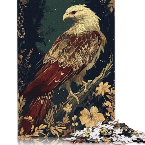 Adler-Abstrakt-Puzzle für Erwachsene, Premium-Puzzle aus 100% recyceltem Brett, schwierige Puzzles für Kinder ab 12 Jahren, 1000 Teile (75 x 50 cm) von NBVDRF