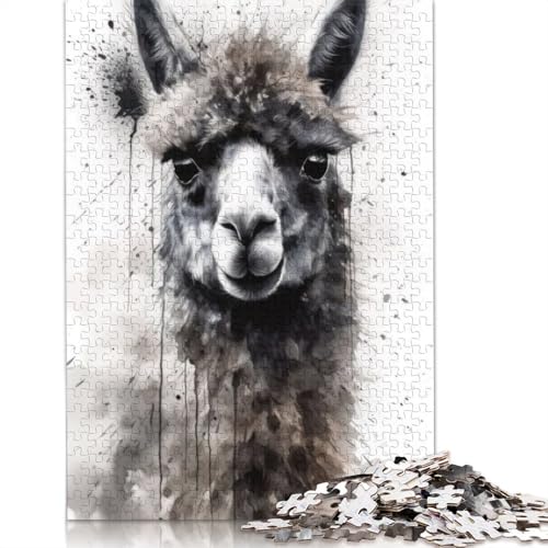 Alpaka-Anden-Charme, Puzzle für Erwachsene, herausforderndes und kniffliges Puzzle für Frauen und Männer, 520 Teile (52 x 38 cm) von NBVDRF