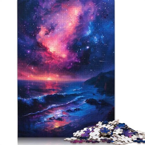 Cosmic Seascape 520 Puzzles für Erwachsene, freundliche Materialien, Coole Puzzles für Erwachsene, für Jungen oder Mädchen, 520 Teile (52 x 38 cm) von NBVDRF
