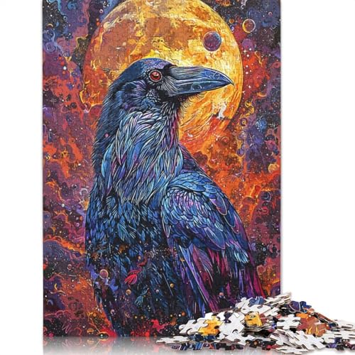 Crow Space Puzzle für Erwachsene, Lernspiel, Puzzle-Geschenke für Kinder ab 12 Jahren, 1500 Teile (85 x 57 cm) von NBVDRF