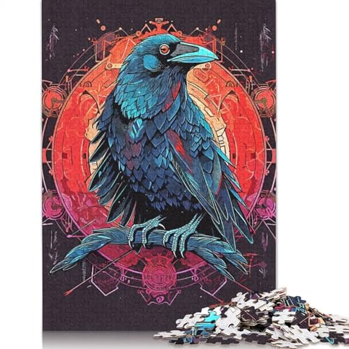 Crow Vector 520 Puzzles für Erwachsene, Lernspiel, Puzzlespiele für Erwachsene für Jungen oder Mädchen, 520 Teile (52 x 38 cm) von NBVDRF