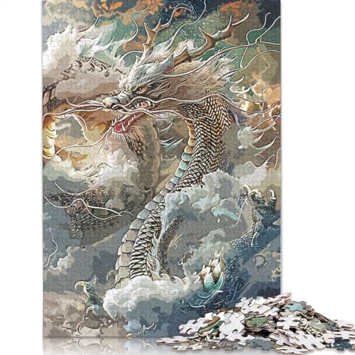 Dragon Legend Puzzle-Spielzeug für Erwachsene, Lernspiel, Puzzlespiele für Erwachsene für Frauen und Männer, 1500 Teile (85 x 57 cm) von NBVDRF