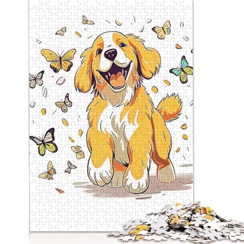 Drawing Dog 520 Puzzles für Erwachsene, Lernspiel, Puzzlespiele für Erwachsene für Jungen oder Mädchen, 520 Teile (52 x 38 cm) von NBVDRF
