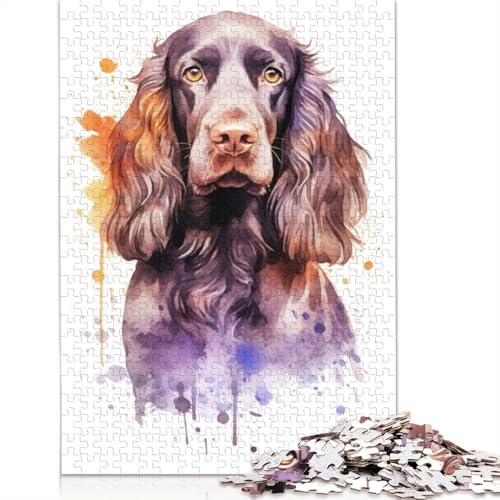 English Springer Spaniel Puzzles für Erwachsene, 520 herausfordernde und knifflige ungewöhnliche Puzzles für Kinder ab 12 Jahren, 520 Teile (52 x 38 cm) von NBVDRF