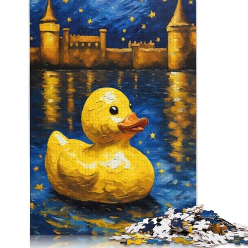 Enten- und Burg-Puzzles für Erwachsene ab 18 Jahren, Lernspiele, Puzzle für Erwachsene und Kinder, 1500 Teile (85 x 57 cm) von NBVDRF