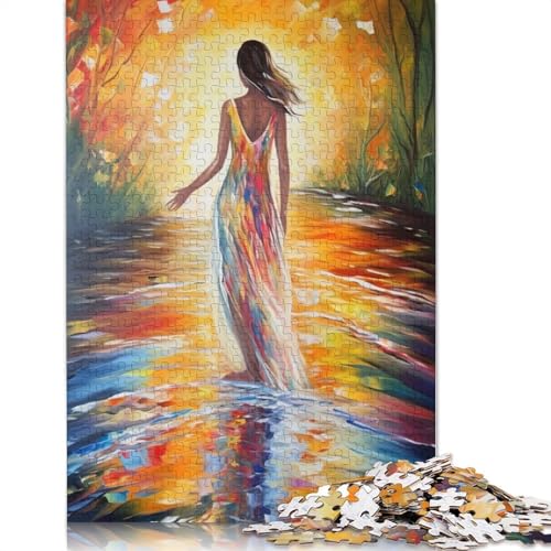 Fluid Femininity Puzzle für Erwachsene, Premium-Puzzle aus 100% recyceltem Brett, Problemlösungspuzzles für Erwachsene und Kinder, 520 Teile (52 x 38 cm) von NBVDRF
