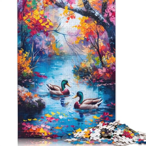 Herbstenten am See, Puzzle für Erwachsene ab 18 Jahren, Upe Lernspiele, Puzzle für Erwachsene und Kinder, 1500 Teile (85 x 57 cm) von NBVDRF