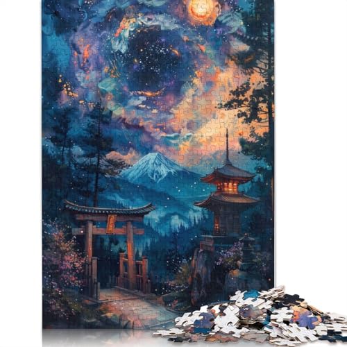Japanisches Torii-Gemälde, 1000 Puzzles für Erwachsene, Lernspiel, Puzzlespiele für Erwachsene für Jungen oder Mädchen, 1000 Teile (75 x 50 cm) von NBVDRF