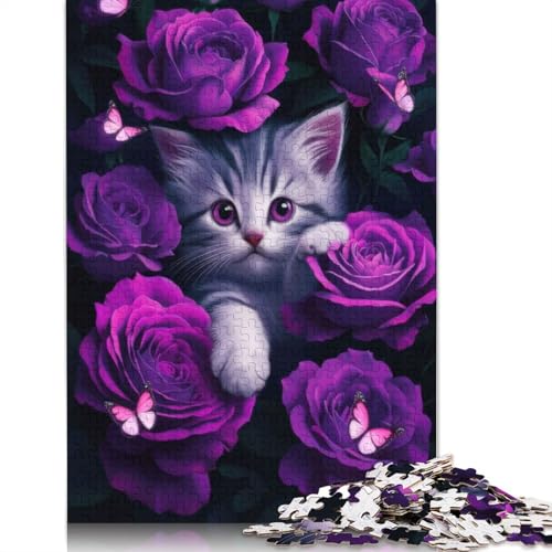 Katzen-Tier-Puzzles für Erwachsene, 1000 Puzzles zum Stressabbau, Puzzlespiele für Erwachsene und Kinder, 1000 Teile (75 x 50 cm) von NBVDRF