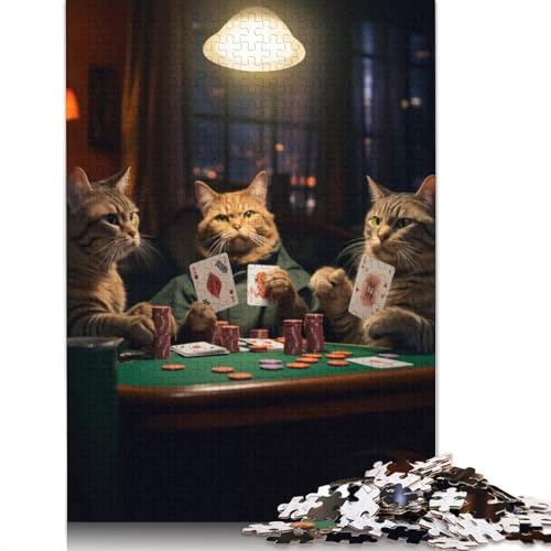 Lustiges Poker-Puzzle mit 520 Teilen, interessanter Stressabbau, Beste Puzzles für Kinder ab 12 Jahren, 520 Teile (52 x 38 cm) von NBVDRF
