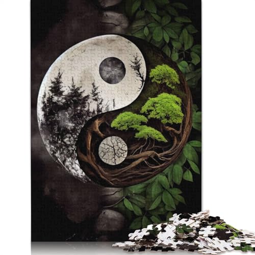 Natures Yin und Yang Puzzles, farbenfrohe und Coole Puzzles für Kinder ab 12 Jahren, 1500 Teile (85 x 57 cm) von NBVDRF