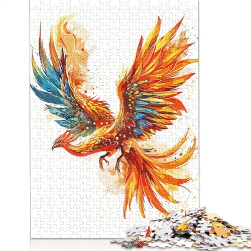 Phoenix Art Puzzles für Erwachsene, 1000 Teile, Heimdekoration, ungewöhnliche Puzzles für Erwachsene, für Jungen oder Mädchen, 1000 Teile (75 x 50 cm) von NBVDRF