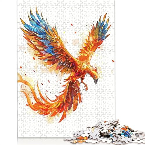 Phoenix Minimalist 520 Puzzles für Erwachsene, entspannendes Herausforderungsspielzeug, schwierige Puzzles für Kinder ab 12 Jahren, 520 Teile (52 x 38 cm) von NBVDRF