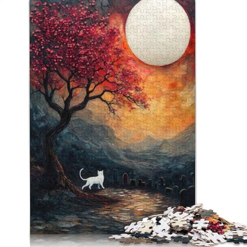 Puzzle für Erwachsene „Life in The Wasteland“, 1000 Teile, 100% recycelte Holzplatte, Denksportaufgaben für Erwachsene, für Jungen oder Mädchen, 1000 Teile (75 x 50 cm) von NBVDRF