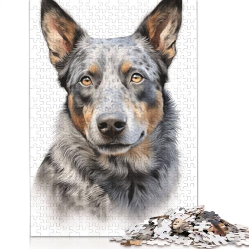 Puzzle für Erwachsene mit australischem Rindergemälde, 520 Teile, lustiges Denksport-Puzzle für Kinder ab 12 Jahren, 520 Teile (52 x 38 cm) von NBVDRF